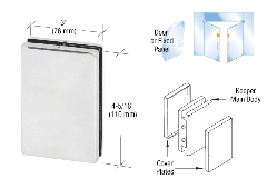 CRL Satin Anodized Center Housed Patch Keeper