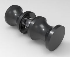 CRL Back to Back Euro Mini Knob, ø 19 mm, matte black