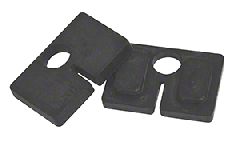 CRL 55 x 55 mm Black Gasket for 10.76 mm Laminated Glass