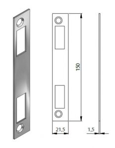 CRL OFFICE XL System Strike Plate