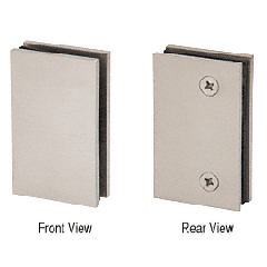 CRL Brushed Nickel Geneva Glass Mount Plate for RPS