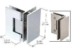 CRL Polished Chrome Geneva 092 Series 90 Degree Glass-to-Glass Hinge