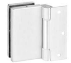 CRL Satin Anodized Square OFFICE Hinge