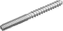 CRL Stainless 2-1/2" Long Hanger Bolt for 1-1/2" and 2" Diameter Standoffs