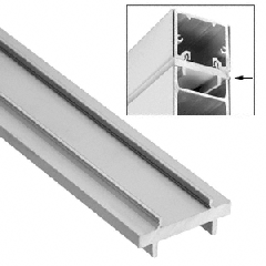 CRL Satin Anodized NH2 Header Mount Saddle for Sidelite Rails