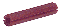 CRL 1-1/2" Length Hi-Red Plastic Screw Anchors - 1/4" Hole