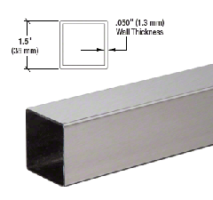 CRL Brushed Stainless 1-1/2" Square Tubing - 236"