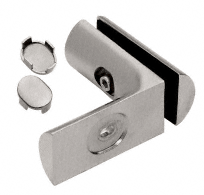 CRL Brushed Nickel Hydroslide 90 Degree Wall-to-Glass Bracket