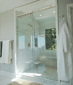 CRL Brushed Nickel 60" Hydroslide 180 Degree Sliding Shower Door Kit