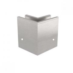 CRL Vision Inside corner side mount Y, 16,76 mm - 25,52 mm, brushed nickel