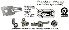 CRL Keymatic Number 4 Combination Key for Keymatic Series Locks