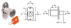 CRL Keymatic Sliding Door Plunger Lock