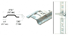 CRL Brite Zinc 60" Surface Mount Standard