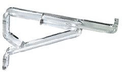 CRL Clear Lucite 8" Deluxe Shelf Brackets