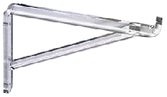 CRL Clear Lucite 10" Shelf Brackets