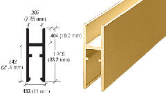 CRL Gold Anodized Aluminum LK610 H-Bar