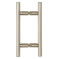 CRL Brushed Nickel 6" Ladder Style Back-to-Back Pull Handle