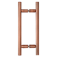 CRL Antique Brushed Copper 8" Ladder Style Back-to-Back Pull Handles