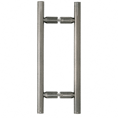 CRL Antique Brushed Nickel 8" Ladder Style Back-to-Back Pull Handles