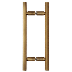 CRL Antique Brass 8" Ladder Style Back-to-Back Pull Handles