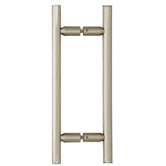 CRL Brushed Nickel 8" Ladder Style Back-to-Back Pull Handles