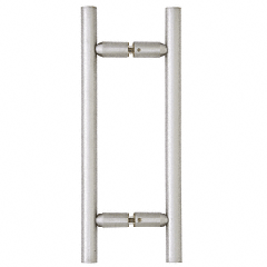 CRL Satin Chrome 8" Ladder Style Back-to-Back Pull Handles