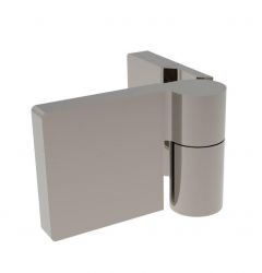 CRL Brushed Nickel LUGANO Right Hand Offset Wall Mount Hinge