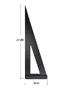 CRL 75cm Sole Piece Square