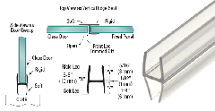 CRL Multi-Purpose 'H' Wipe for 1/4" Glass