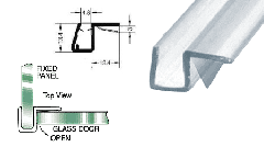 CRL 90º Strike Side Seal for 8 mm Glass