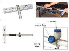 CRL ölgeschmierter T-Schneider für Produktion, 305 mm (12")