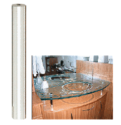 CRL Chrome 3/4" Diameter by 6" Long Standoff Base