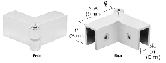 CRL Satin Chrome Adjustable "Sleeve Over" Glass Clamp