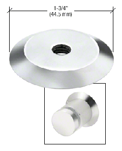 CRL Polished 316 Stainless Steel 1-1/4" Diameter Trim Plate for Standoff Bases