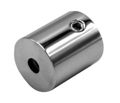 CRL Polished Chrome Slim Line Wall Mount Fitting, Ø 12 mm