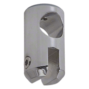 CRL Brushed Nickel Movable Bracket for 1/4" Glass