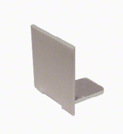 CRL Brushed Nickel End Cap for SDCD2020BN U-Channel