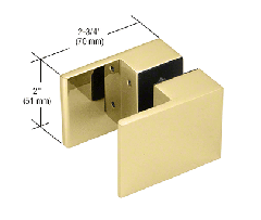 CRL Polished Brass Back-to-Back Paddle Knob