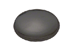 CRL Matte Black Screw Cap Covers for Serenity Sliding Shower Door System