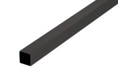 CRL Matte Black 500 mm Square Support Bar 12 x 12 mm