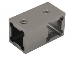 CRL Chrome 'T' Junction Bracket for Square Bar