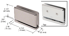 CRL Polished Nickel Senior Prima 01 Series Top or Bottom Mount Hinge