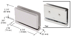 CRL Satin Nickel Senior Prima 01 Series Top or Bottom Mount Hinge