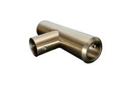 CRL Brushed Bronze T-Bracket for Support Bar