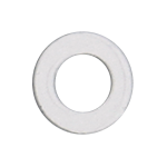 CRL 1/2" Diameter Clear Vinyl Replacement Washer with Large Hole