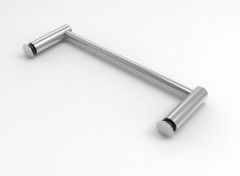 CRL Slim-Line Towel Bar, Round ø 12 mm, 1000 mm, Flush Mount, Chrome