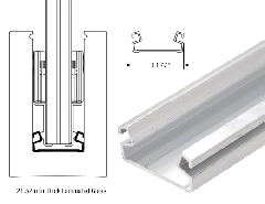 CRL Mill Finish Aluminum TAPER-LOC® XA 10" Setting Base for L21S Laminated Base Shoe