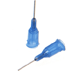 CRL Blue .40 mm UV Adhesive Dispensing Needle