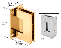 CRL Gold Plated Vienna 037 Series Wall Mount Hinge