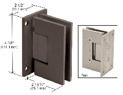 CRL Oil Rubbed Bronze Wall Mount Victoria Series Hinge